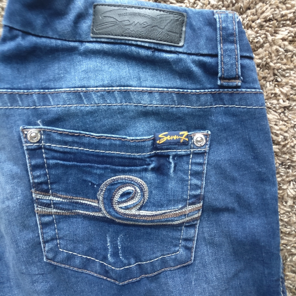 Seven7 slim boot jeans, size 16